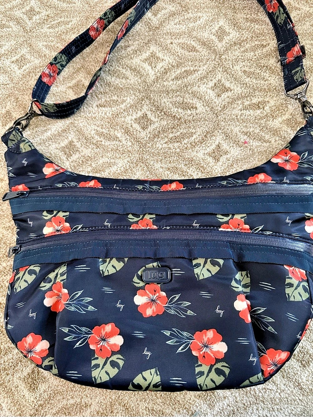 Lug Hippy Crossbody Aloha Blue